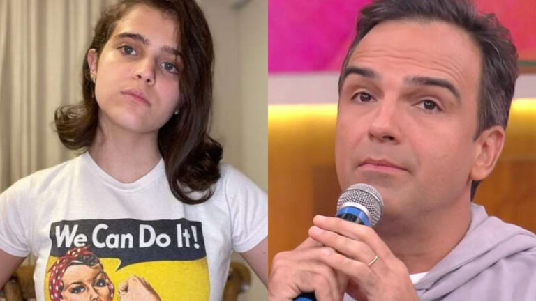 Filha de Tadeu Schmidt se assume, entrega o que viveu em desabafo e apresentador reage: “O meu direito”