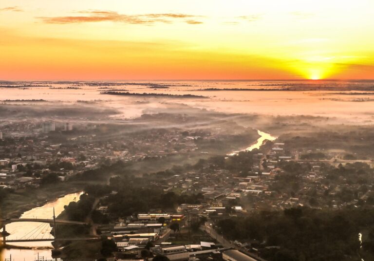 Centro de Rio Branco visto de cima