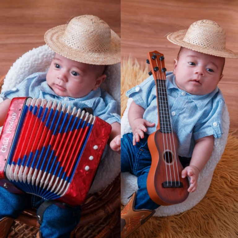 Explosão de fofura! Jardany e Estéfano abrem álbum de fotos da comemoração de 2 meses de João Sales