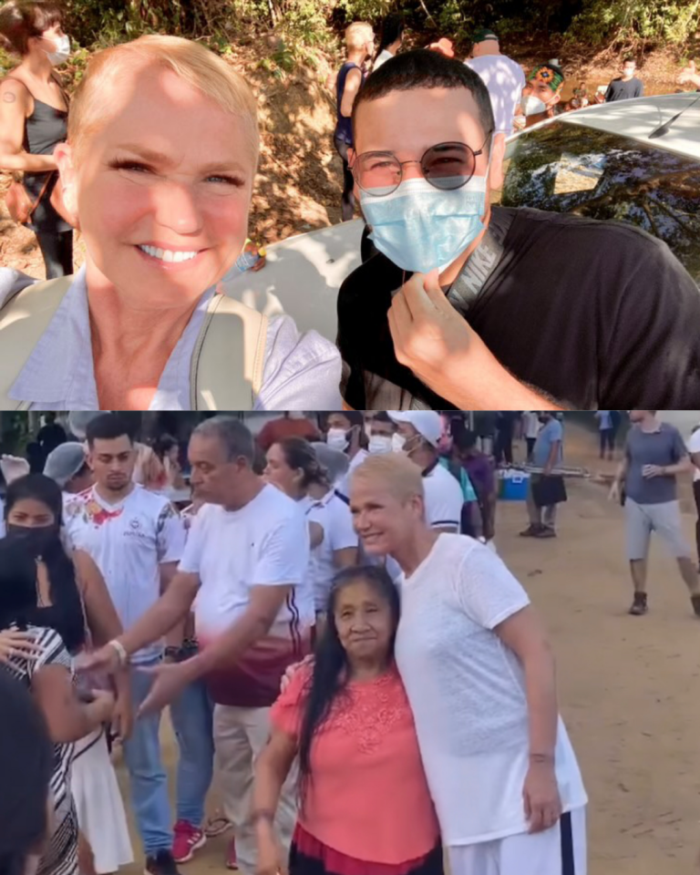 E não era fake?! Xuxa atende fãs que participaram de gravação de série no AC; assista