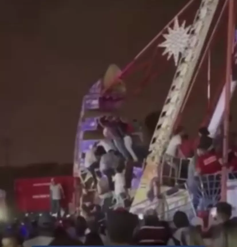 Brinquedo de parque quebra e oito pessoas ficam feridas; confira imagens