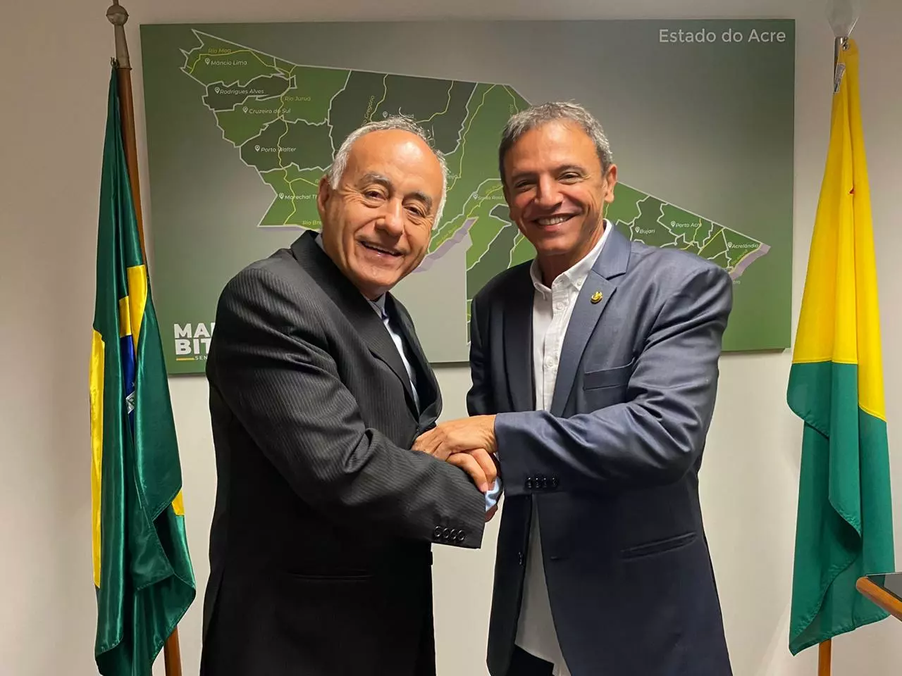 Márcio Bittar agora tenta atrair Bocalom para apoiar a chapa de Gladson à reeleição