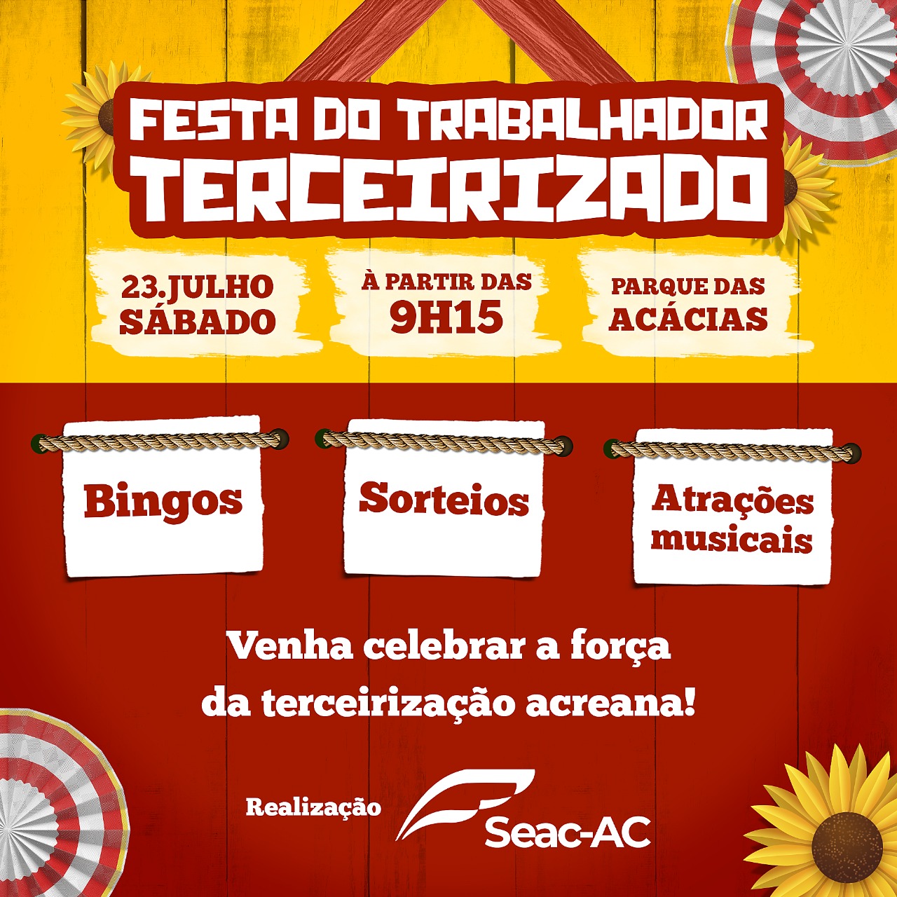 Festa do Trabalhador Terceirizado terá bingo de moto e vacinação contra a Covid-19 neste sábado