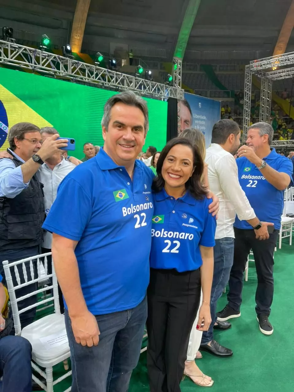 No RJ, senadora Mailza participa de convenção do PL que oficializou Bolsonaro candidato à reeleição
