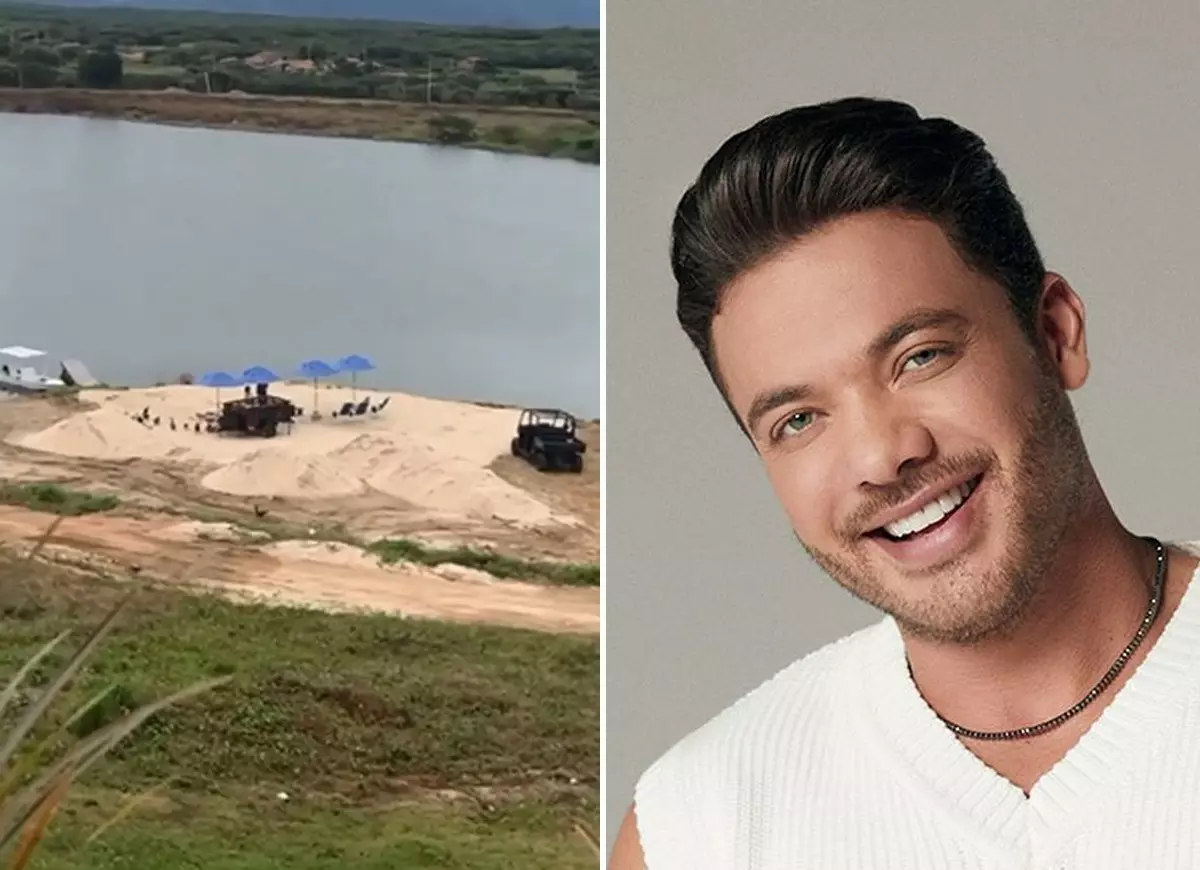 Wesley Safadão mostra adaptação para ter ‘prainha particular’ em sua fazenda