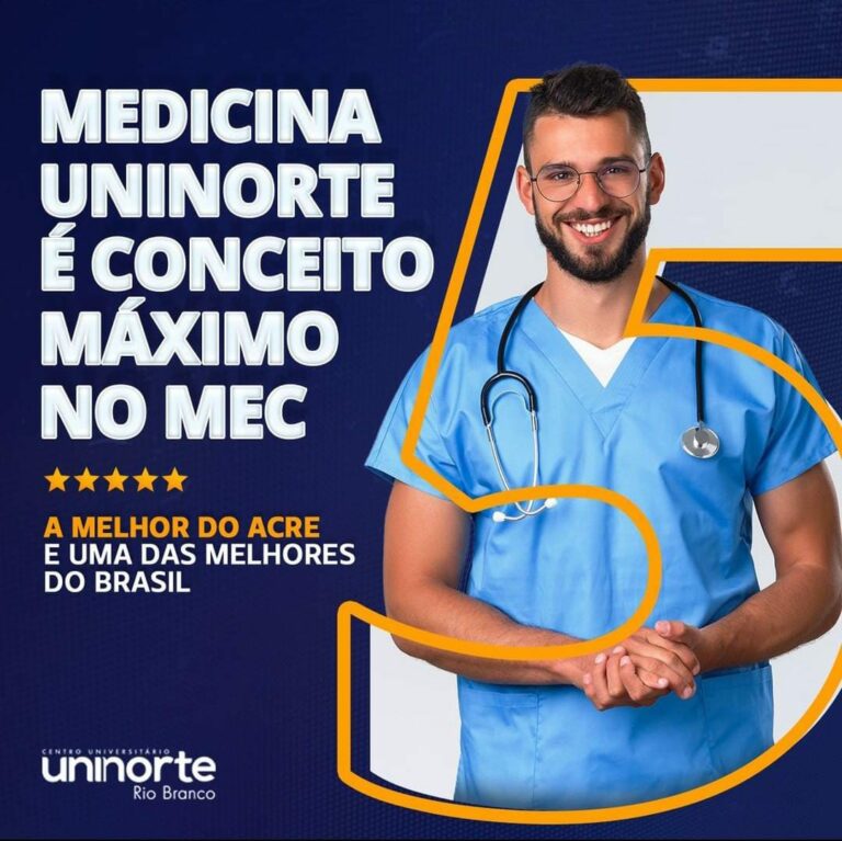 Curso de Medicina da Uninorte obtém nota máxima em avaliação do MEC