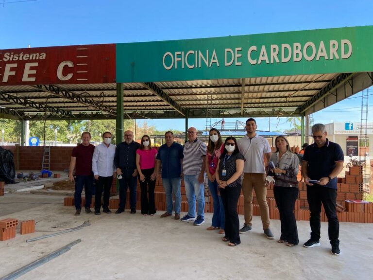 Em Rio Branco, gestores da Indústria acompanham avanço das obras da Expoacre