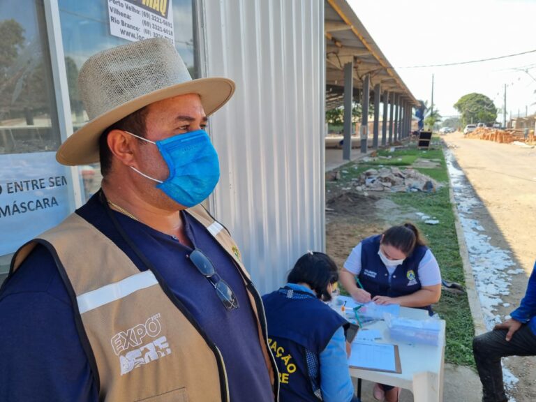 Covid-19: coordenador lembra que para entrar na ExpoAcre, visitante deve ter esquema vacinal completo