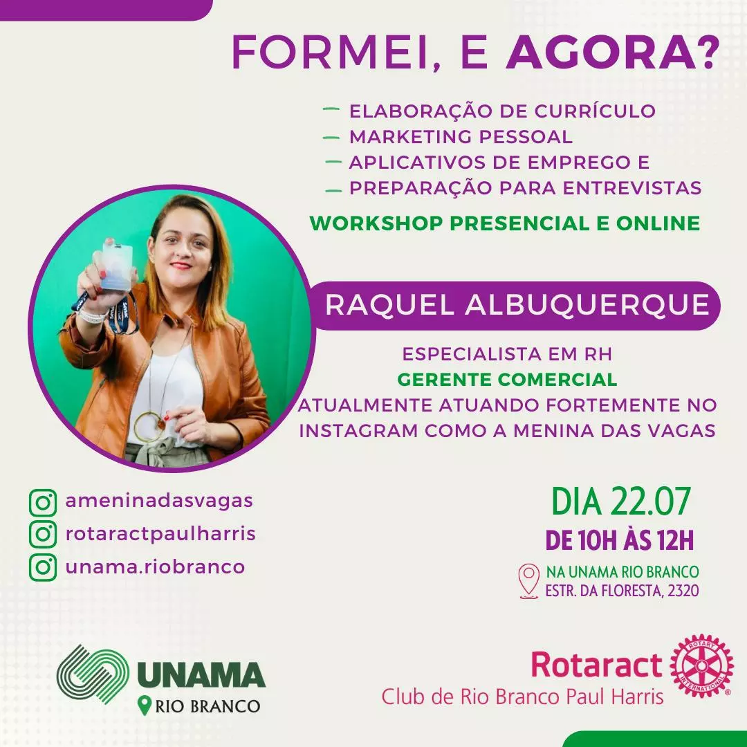 Unama Rio Branco oferece mais de mil vagas em cursos gratuitos