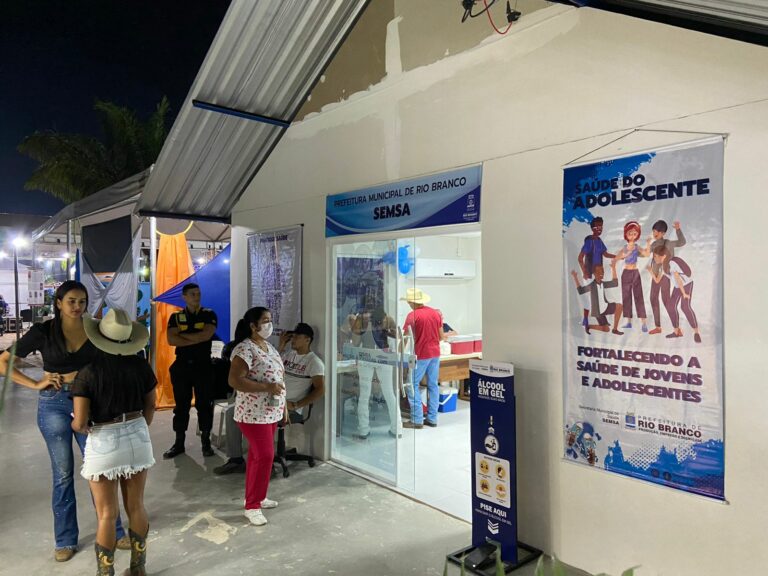 Vacinação contra Covid tem baixa procura na Expoacre, avalia Saúde