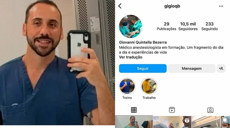 O que explica os milhares de seguidores novos que anestesista ganhou após estupro