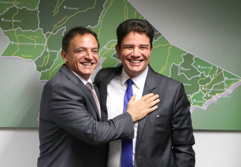 Gladson diz que está bem com escolha de Marcia como vice e declara que quer Bittar como seu sucessor no Governo