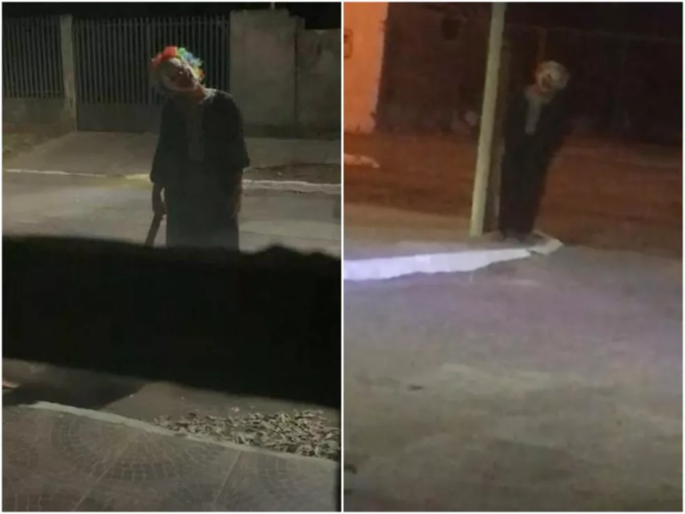Jovem provoca terror ao se vestir de ‘palhaço assassino’ e sair andando pelas ruas; veja vídeo