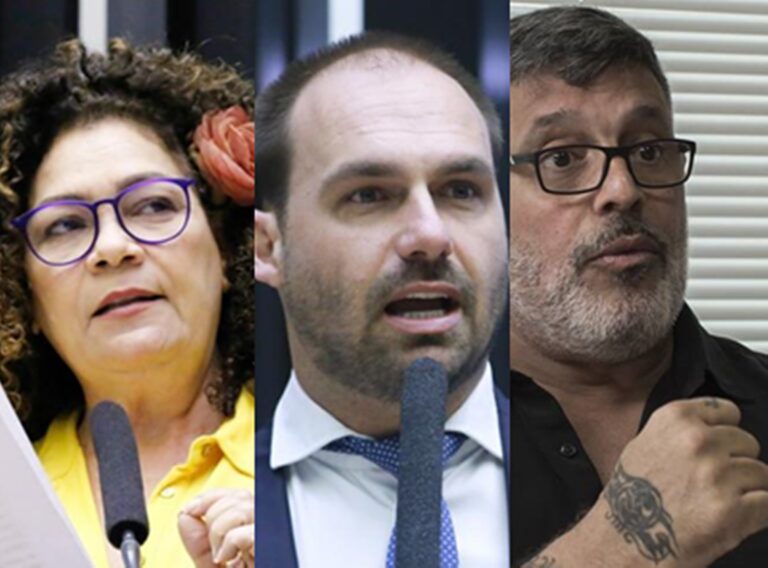 Eduardo Bolsonaro chama Perpétua Almeida de mentirosa e Alexandre Frota defende acreana