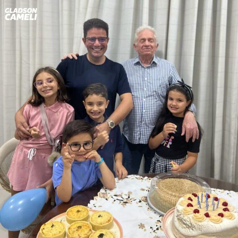 Vídeo: Gladson Cameli compartilha festa de aniversário do pai Eládio Cameli