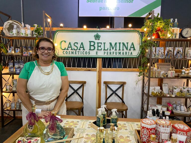Com foco em cosmético e perfumaria, Casa Belmina é destaque do Sebrae na Expoacre