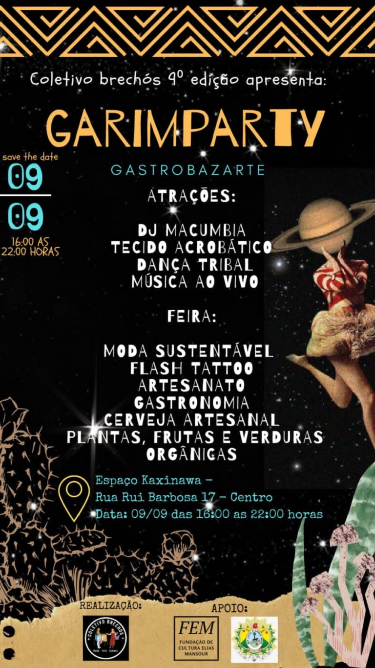 Coletivo Brechós realiza 9ª edição da feira com apresentações culturais e gastronomia