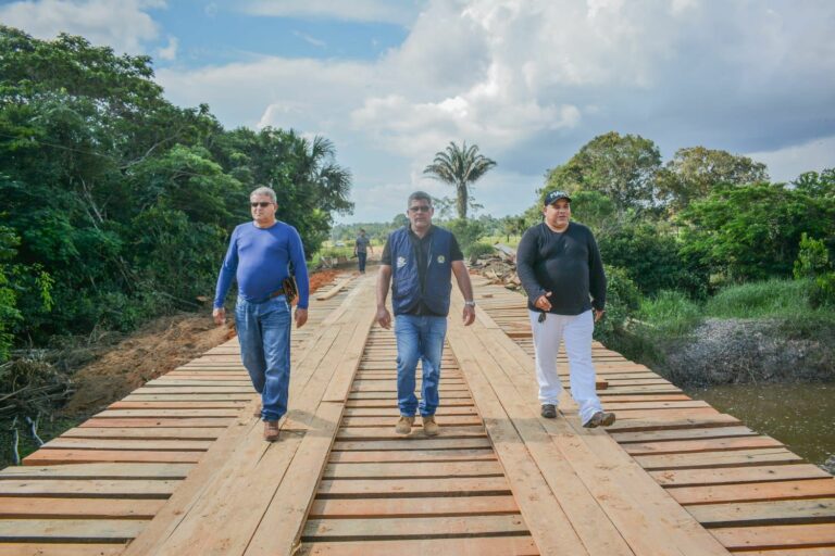 Obras da Ponte do Ramal do Viola atingem 95% de conclusão e permitem acesso de 300 produtores rurais