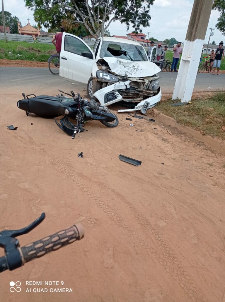 Acidente de trânsito deixa motociclista com vários ferimentos em Sena Madureira