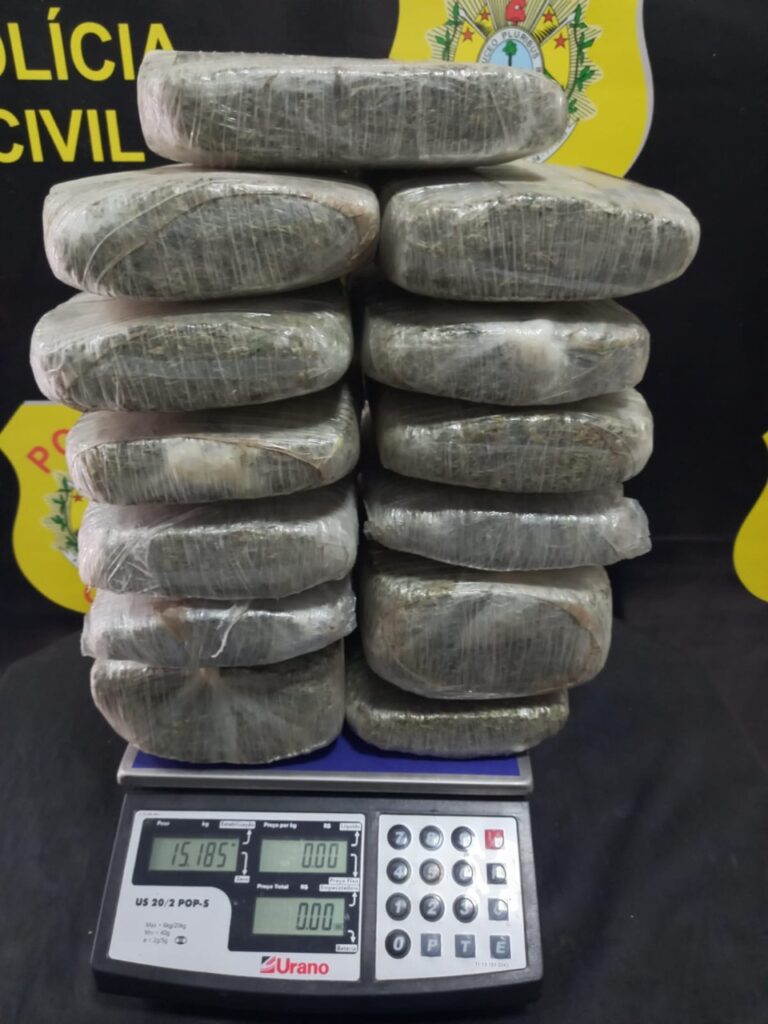 Ação integrada das polícias apreende mais 16 kg de entorpecente em Marechal Thaumaturgo
