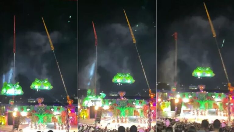 Acidente com guindaste deixa mais de 20 feridos durante festival; VÍDEO