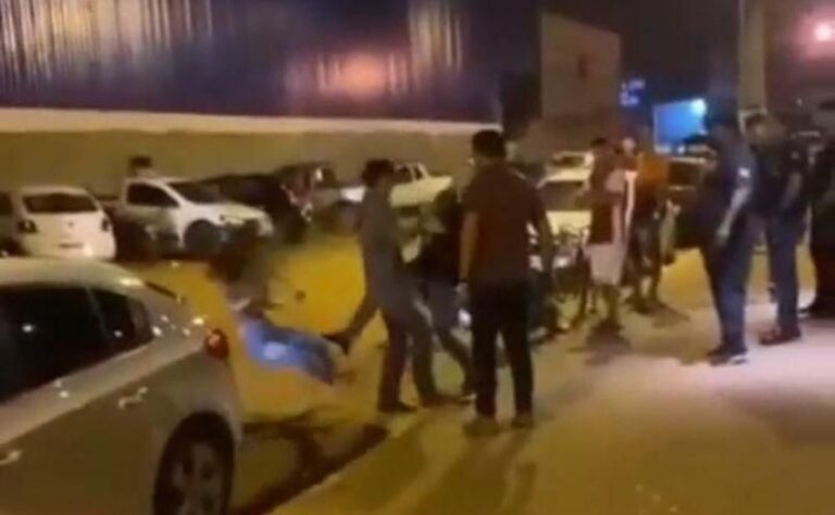 Homem é baleado e mulher é agredida com chute durante festa