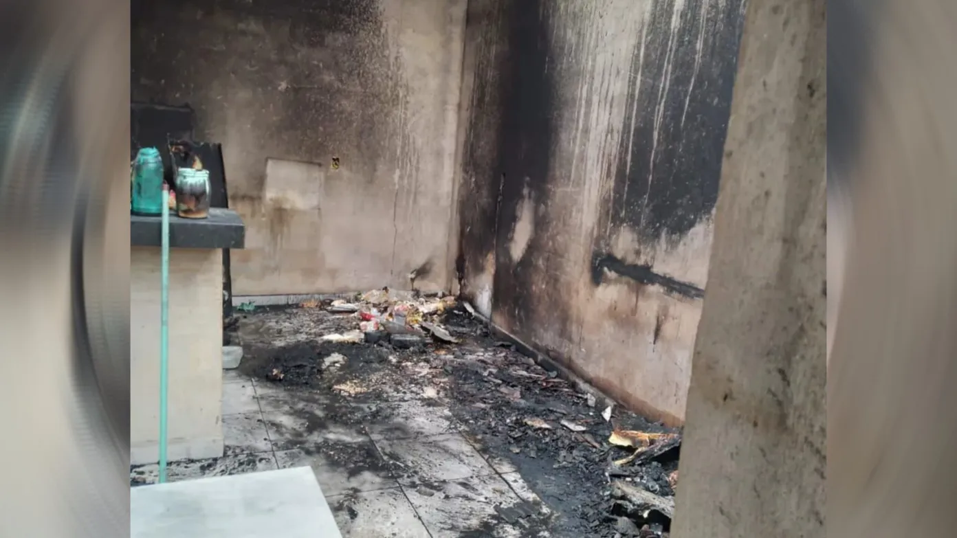 Após raio atingir casa, pai salva família antes de perder tudo em incêndio: “Héroi”