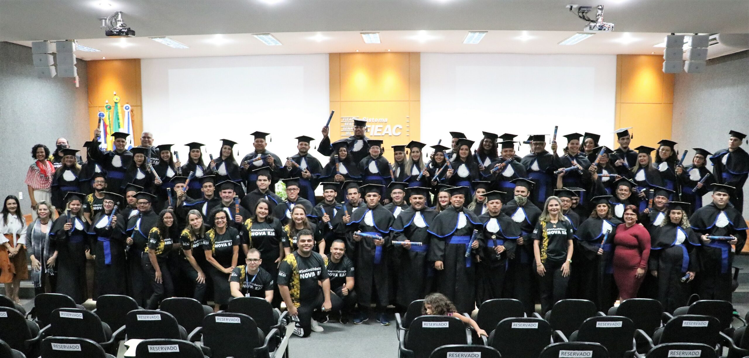 Sesi realiza formatura de mais de 150 alunos da Nova EJA, em Rio Branco