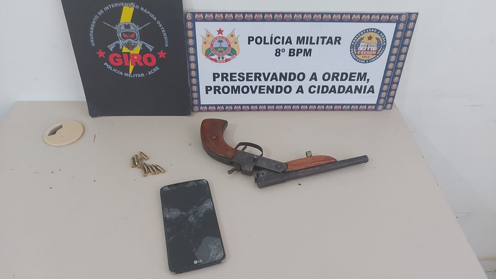Foragido da justiça é preso no interior do Acre com arma de fogo