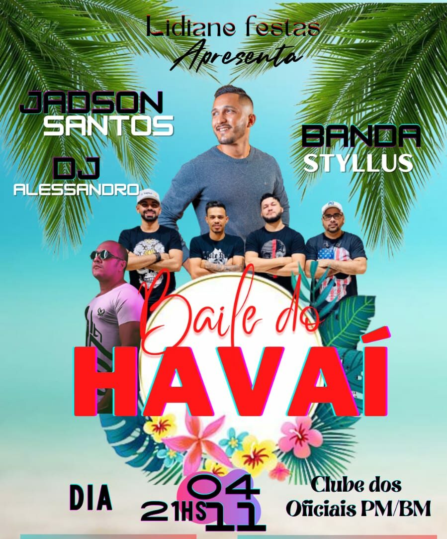1º Baile do Havaí de Rio Branco está chegando; garanta seu ingresso