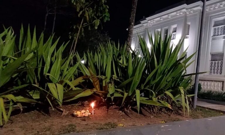 No Acre, federação religiosa esclarece oferenda encontrada no Palácio