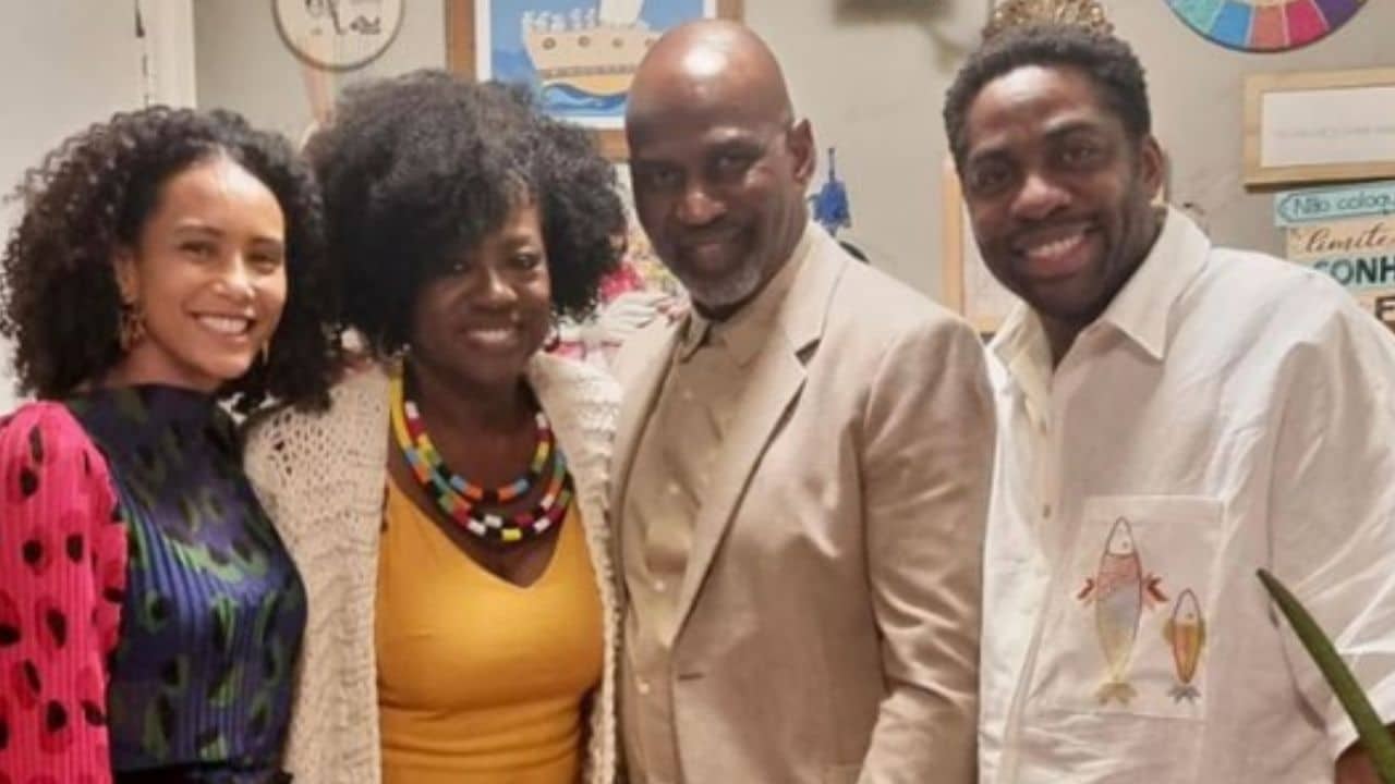 Saiba bastidores do jantar para Viola Davis na casa de Taís Araújo e Lázaro Ramos