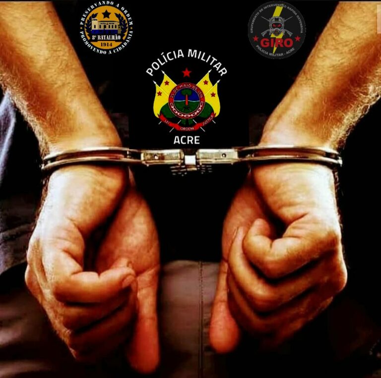 Foragido da justiça é capturado pela PM em Sena Madureira