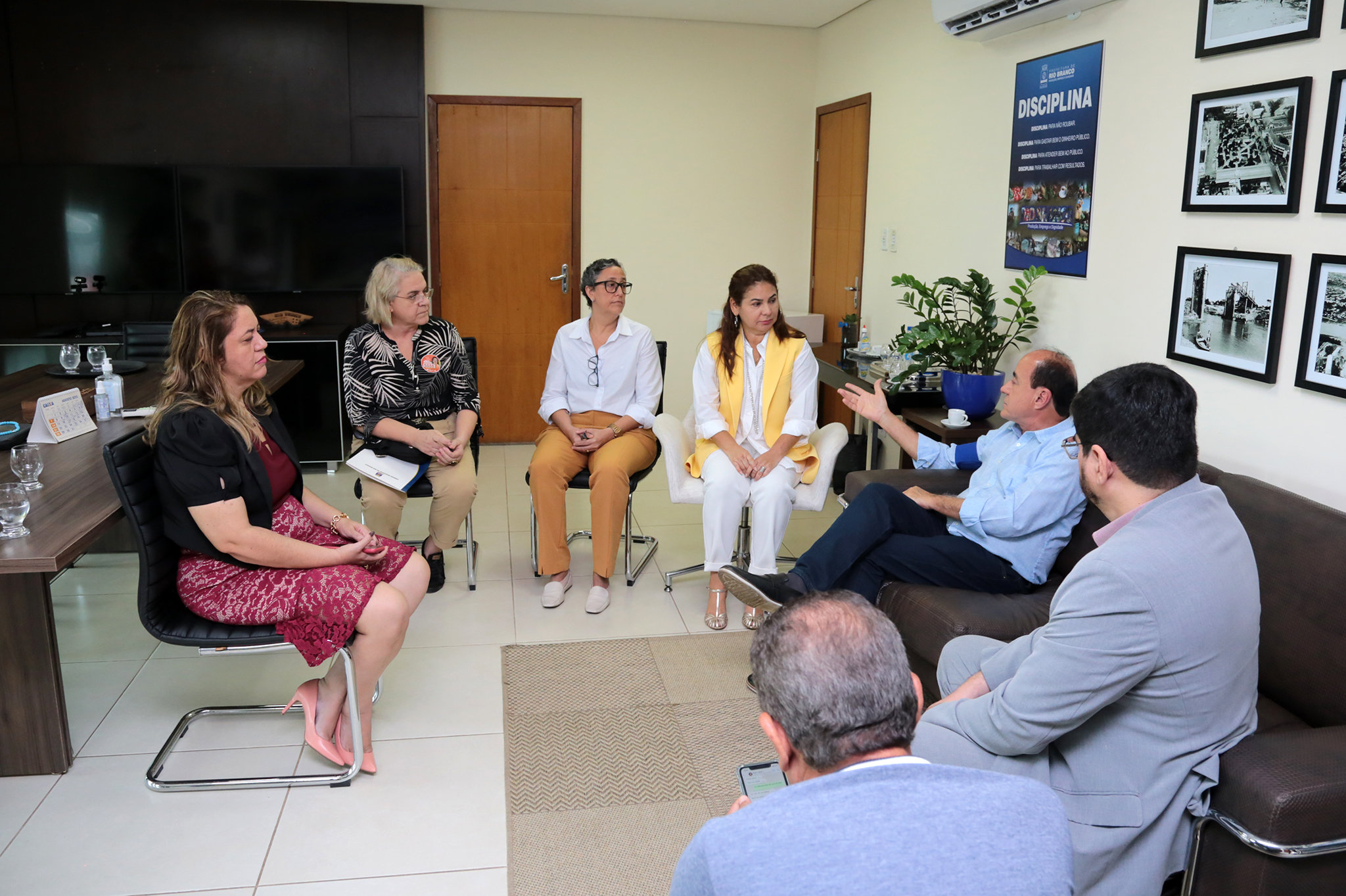 Bocalom recebe presidente do TJAC para tratar sobre homenagem ao desembargador Jorge Araken