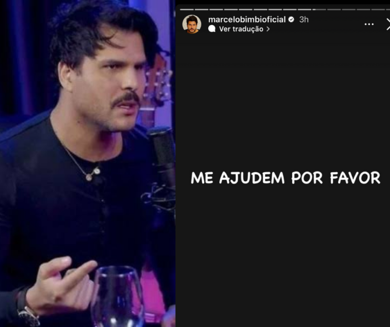 Desesperado, Marcelo Bimbi diz que foi preso e pede ajuda nas redes sociais: “Estou num camburão”