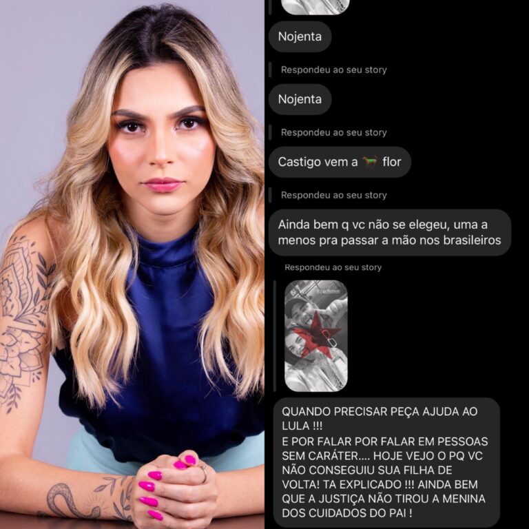 Após declarar voto em Lula, influenciadora Ludmila Cavalcante revela ataques de ódio e debanda de seguidores