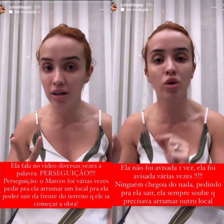 Acusada de perseguição, Juh Vellegas explica polêmica envolvendo seu nome; assista