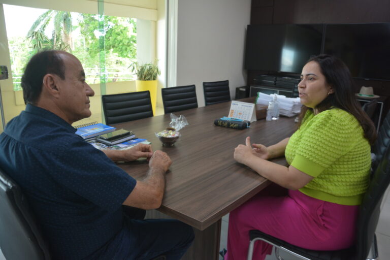 Tião Bocalom recebe visita de representante da Associação Brasileira de Shopping Center