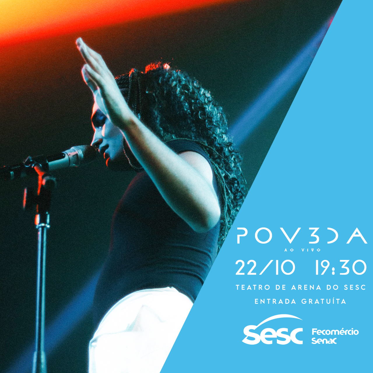 “O som de todos nós” do Sesc Acre, apresenta: Pov3da