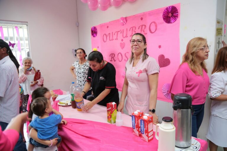 Prefeitura realiza ação em alusão ao Outubro Rosa na Urap São Francisco