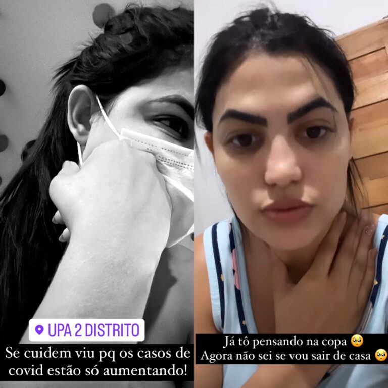 Influenciadora acreana testa positivo para a Covid e desabafa: “voltou o surto”