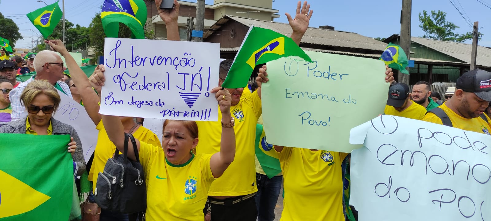 Bolsonaristas no Acre marcam protesto contra resultados das eleições para esta terça Bolsonaristas no Acre marcam protesto contra resultados das eleições para esta terça