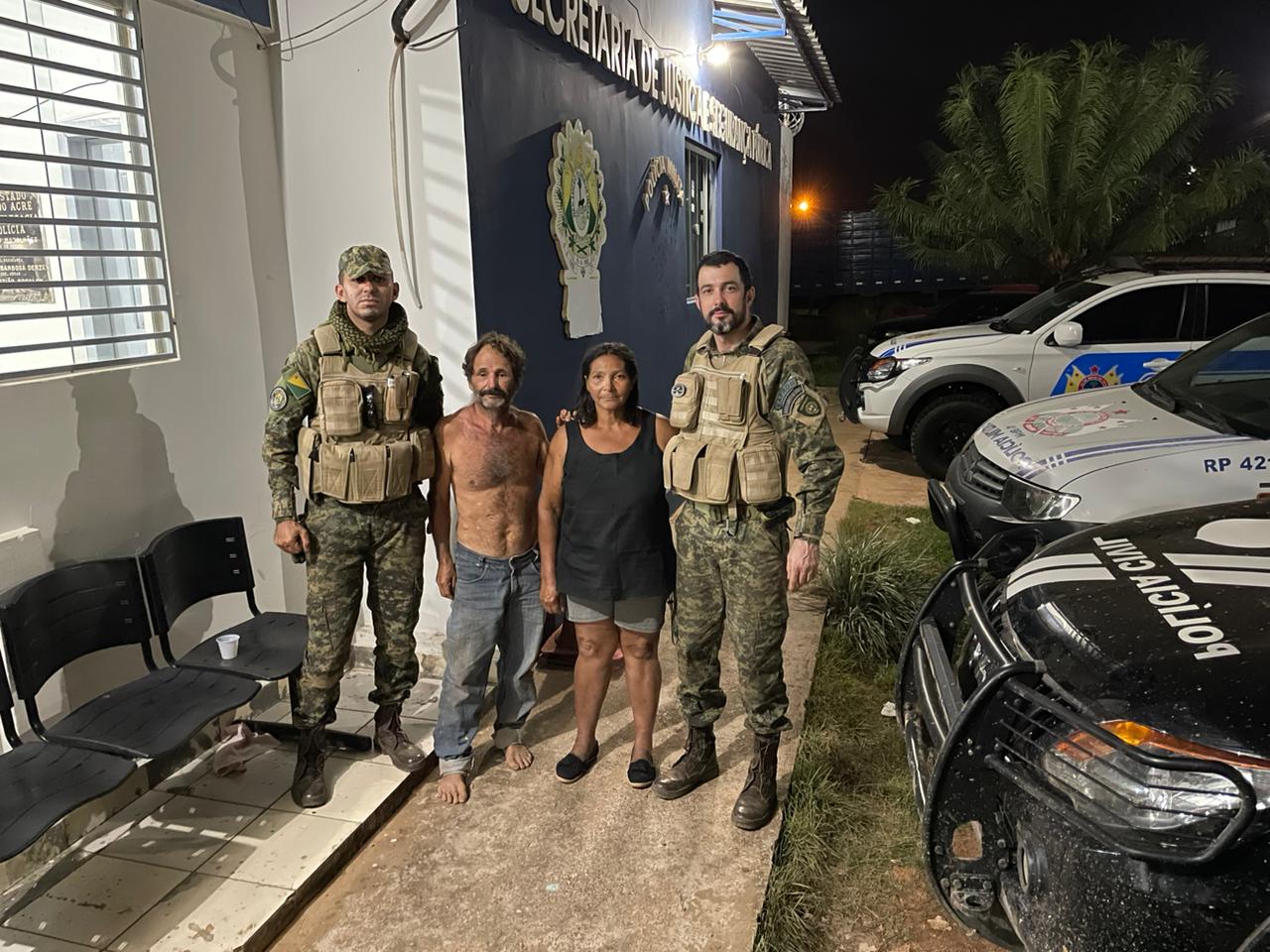 Vídeo: casal sequestrado em Rondônia é resgatado no Acre após perseguição policial