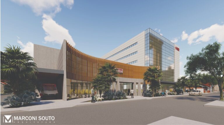 Nova Pronto Clínica em estilo hospital Albert Einstein, terá 5 andares e será referência no Norte