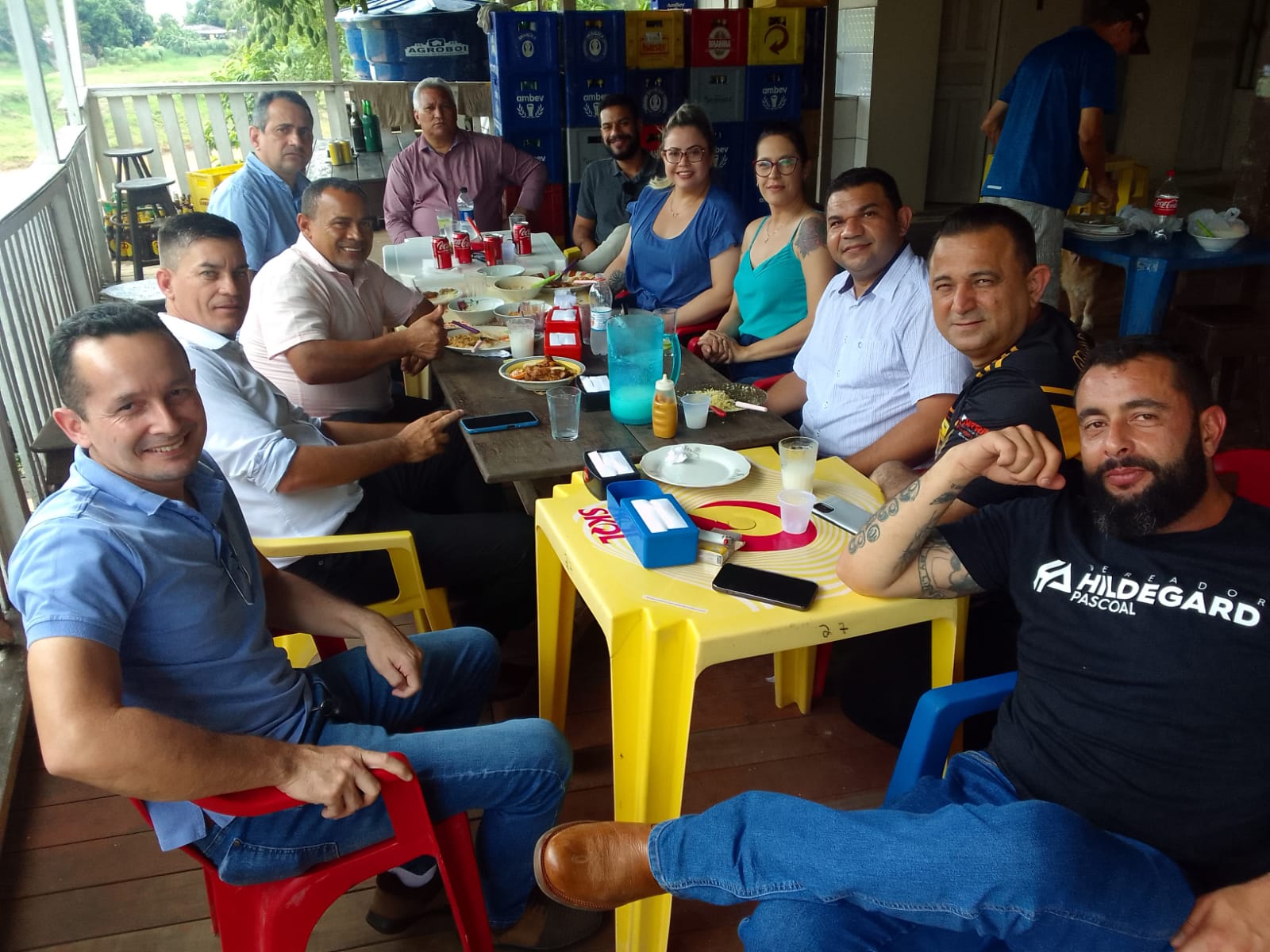 No Bar do Zé do Branco, vereadores fecham chapa que deve ganhar eleição para a Câmara