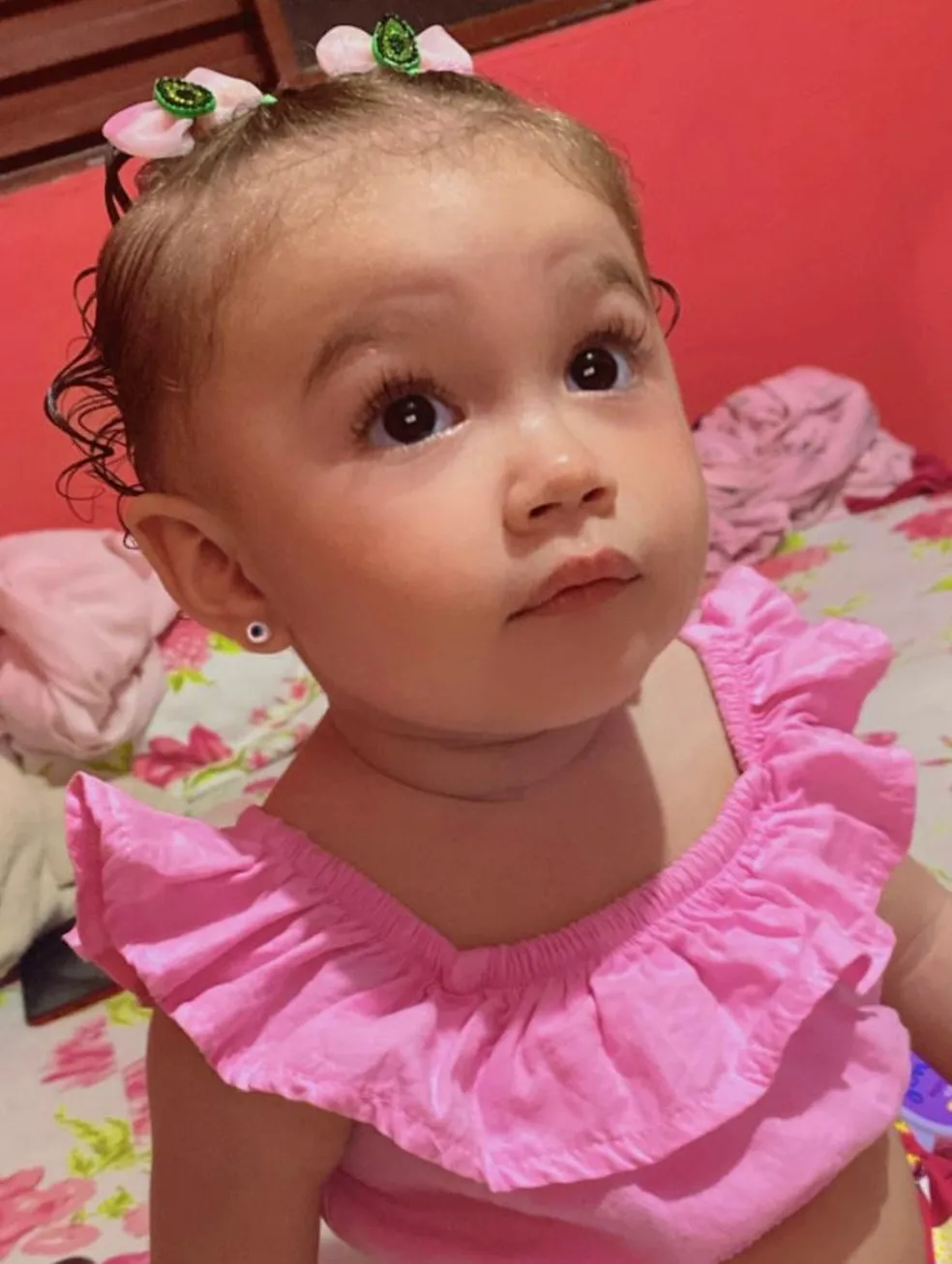 Bebê de 1 ano é diagnosticado com leucemia e família pede ajuda para tratamento