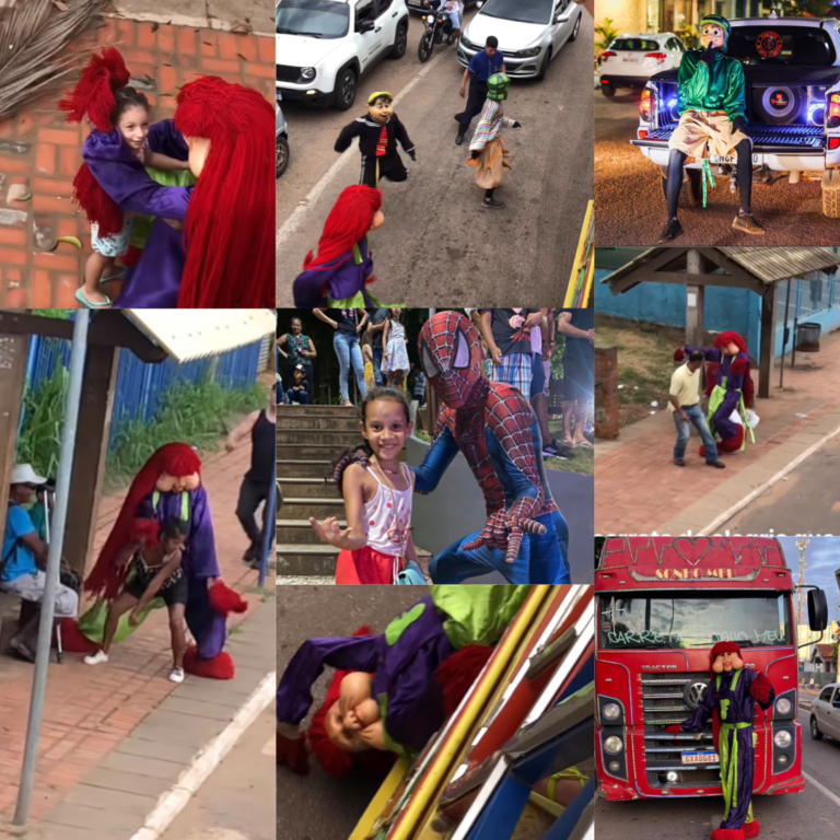 Com Homem-Aranha, Chaves e Fofão, Carreta da Alegria agita ruas de Rio Branco; VÍDEOS