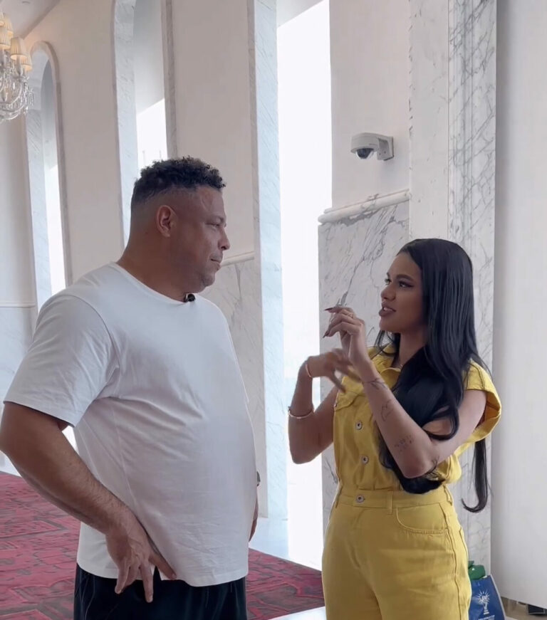 Entrevistado por Jéssica, Ronaldo Fenômeno faz revelações, declara torcida e seleção favorita da Copa