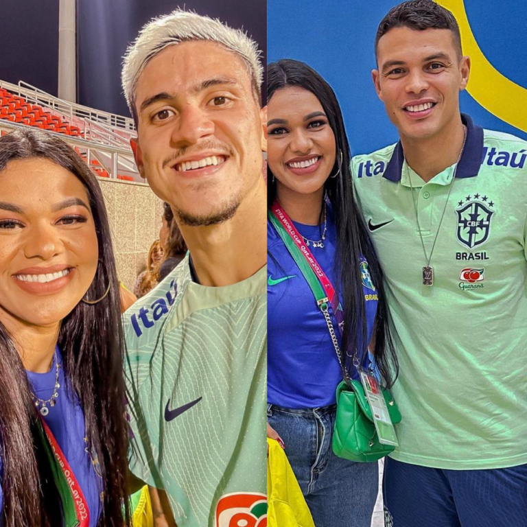 Após vitória, Jéssica Ingrede assiste treino da seleção com capitão Thiago Silva e jogadores