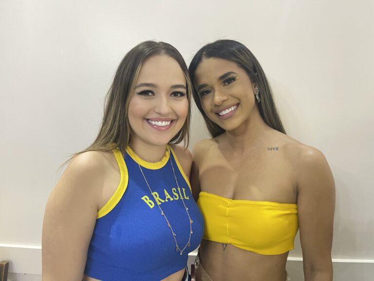 Feijoada das influenciadoras acreanas agita jogo do Brasil em Rio Branco; veja vídeo e fotos